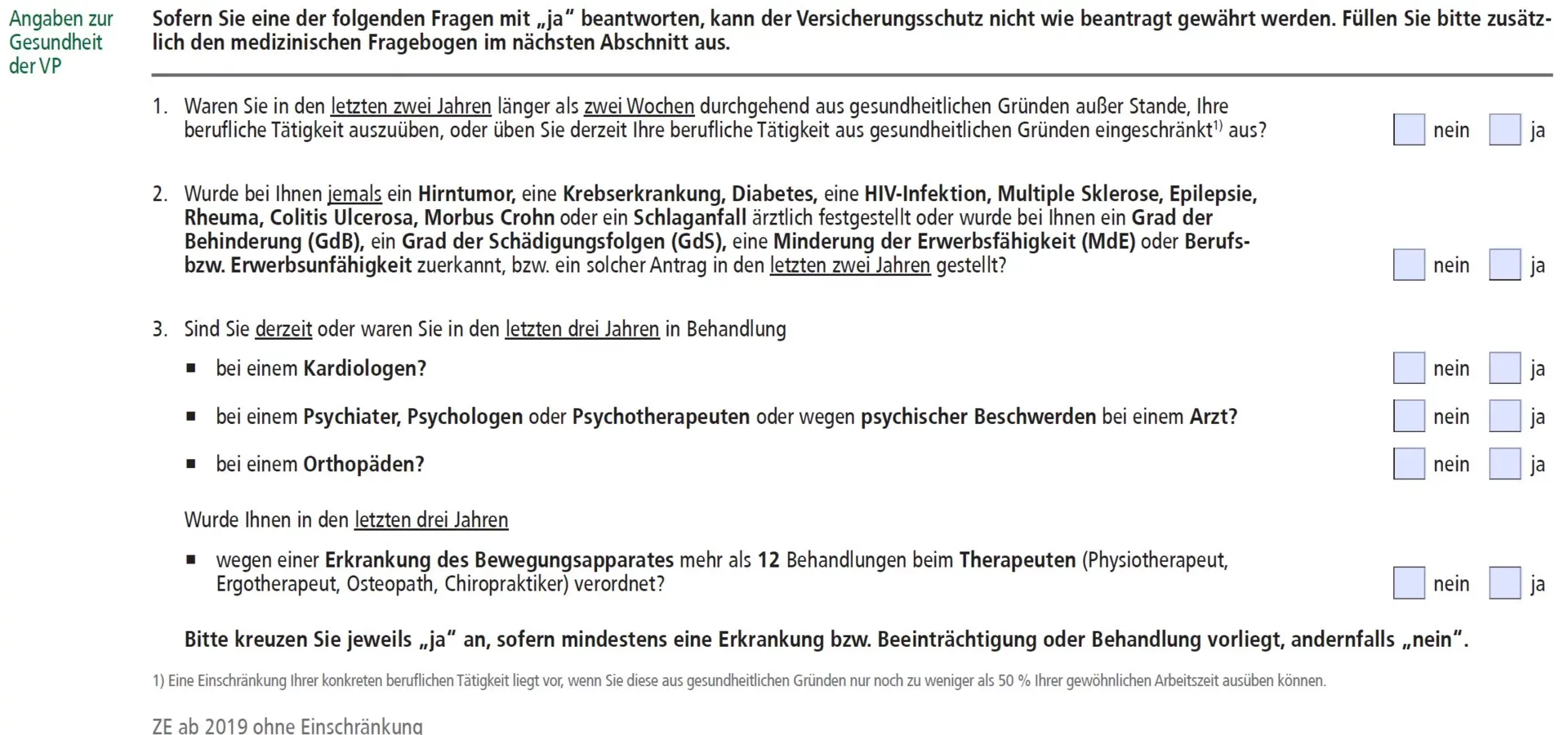 Berufsunfähigkeitsaktion für Akademiker und Studierende HDI