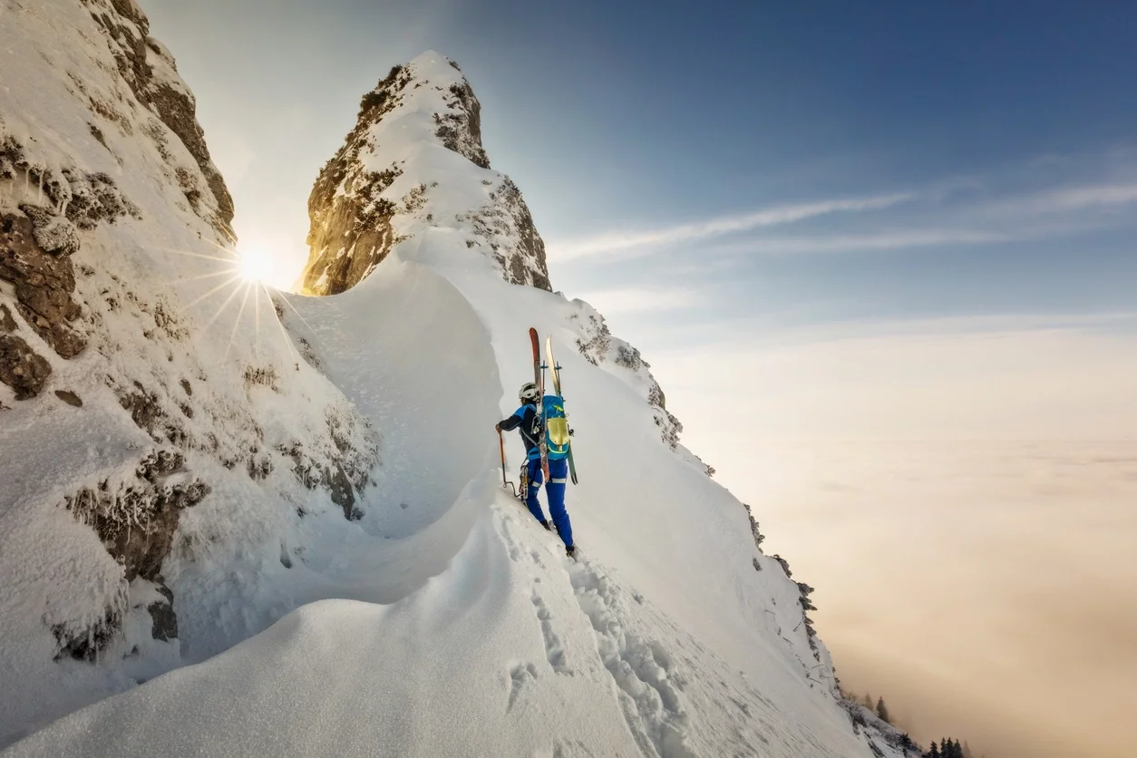 Berufsunfähigkeitsversicherung Bergsteigen Ski