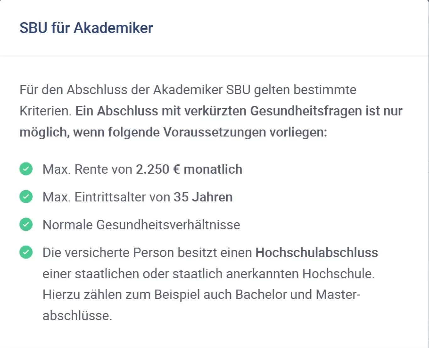 Berufsunfähigkeitsversicherung Hannoversche Aktion Akademiker bis 35 Bedingungen